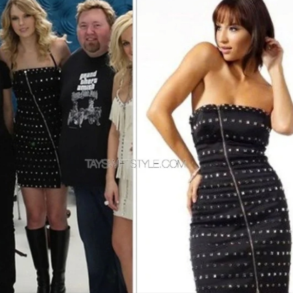 Bebe studded dress